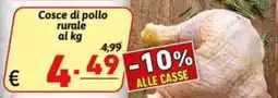 Ipercarni Cosce di pollo rurale offerta