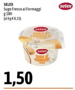 Madis Selex Sugo Fresco ai Formaggi offerta