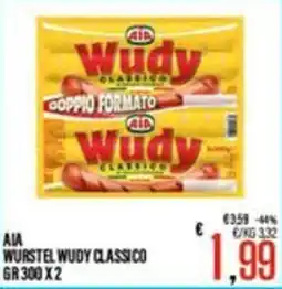 Supermercati EffePiù Wurstel Wudy Classico offerta