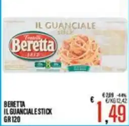 Supermercati EffePiù Beretta il guanciale stick offerta