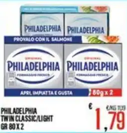 Supermercati EffePiù Philadelphia Twin Classic/Light offerta