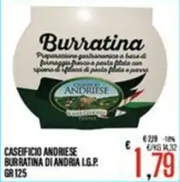 Supermercati EffePiù Burattina Caseificio Andriese offerta