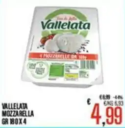 Supermercati EffePiù Vallelata Mozzarella offerta