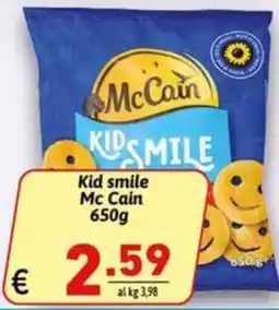 Ipercarni Kid smile Mc Cain offerta