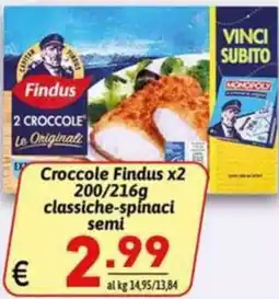 Ipercarni Croccole Findus offerta