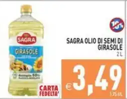 Pim Supermercati Sagra olio di semi di girasole offerta