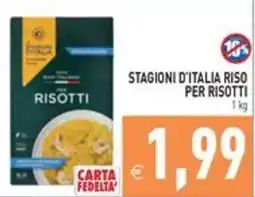 Pim Supermercati Stagioni d'Italia riso per risotti offerta