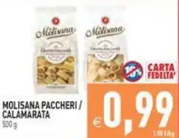 Pim Supermercati Molisana Paccheri / Calamarata offerta