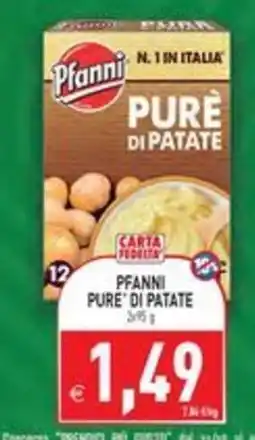Pim Supermercati Pfanni Pure' di patate offerta