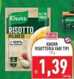 Pim Supermercati Knorr risotto milanese offerta
