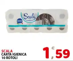 Il Centro Superstore Scala carta igienica offerta