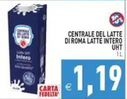 Pim Supermercati Centrale del latte di Roma latte intero UHT offerta