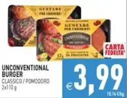 Pim Supermercati Unconventional burger classico offerta