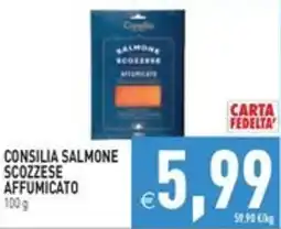Pim Supermercati Consilia Salmone Scozzese Affumicato offerta
