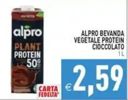 Pim Supermercati Alpro bevanda vegetale protein cioccolato offerta