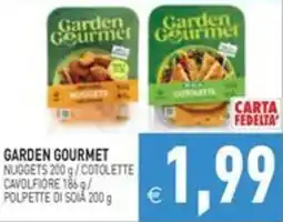 Pim Supermercati Garden Gourmet Nuggets / Cotolette / Polpette di soia offerta