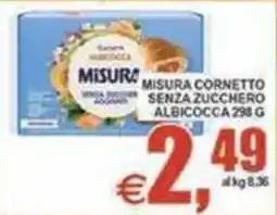 Pewex Misura cornetto senza zucchero albicocca offerta