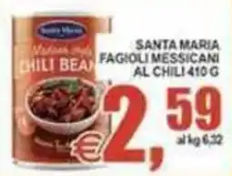 Pewex Santa Maria fagioli messicani al chili offerta