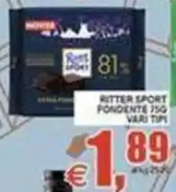 Pewex Ritter Sport fondente offerta