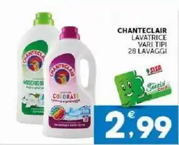Sisa Chanteclair lavatrice vari tipi offerta