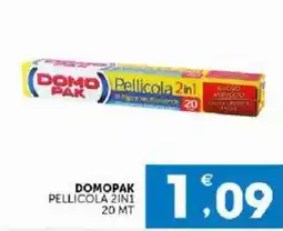 Sisa Domopak pellicola 2in1 offerta