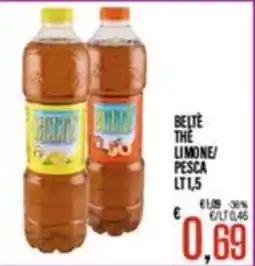Supermercati EffePiù Beltè the limone offerta