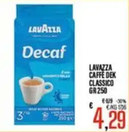 Supermercati EffePiù Lavazza decaffeinato classico offerta