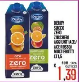 Supermercati EffePiù Derby succo zero offerta
