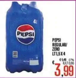 Supermercati EffePiù Pepsi Regular/Zero offerta