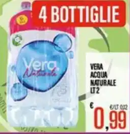 Supermercati EffePiù Vera Acqua Naturale offerta
