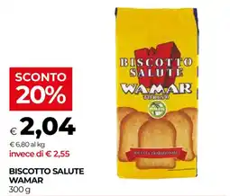 Unicoop Biscotto salute Wamar offerta