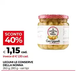 Unicoop Ceci Giganti Le conserve della nonna offerta