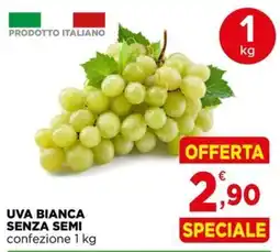 Gran mercato Uva bianca senza semi offerta
