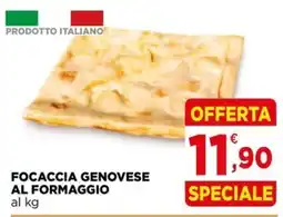Gran mercato Focaccia genovese al formaggio offerta