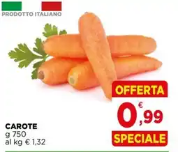 Gran mercato Carote offerta