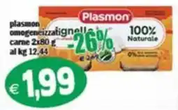 Il Castoro Supermercati Plasmon omogeneizzante offerta
