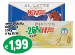 Il Castoro Supermercati Cioccolato bianco Novi offerta