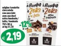 Il Castoro Supermercati Tavolette cioccolato con nocciole offerta