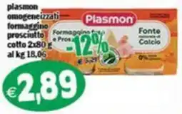 Il Castoro Supermercati Plasmon formaggi e prosciutto offerta