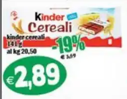 Il Castoro Supermercati Kinder Cereali offerta