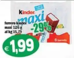 Il Castoro Supermercati Kinder maxi offerta