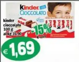 Il Castoro Supermercati Kinder Cioccolato offerta