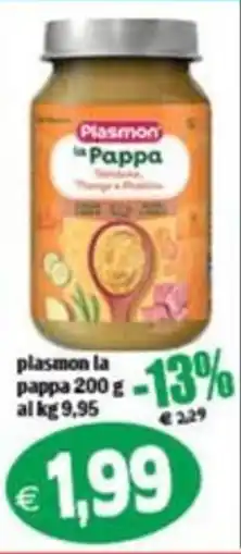 Il Castoro Supermercati Plasmon la Pappa offerta