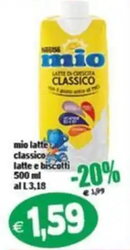 Il Castoro Supermercati mio latte classico offerta