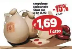 Il Castoro Supermercati Campolongo caciocavallo silano dop offerta