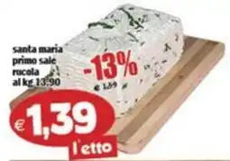 Il Castoro Supermercati Santa maria primo sale rucola offerta