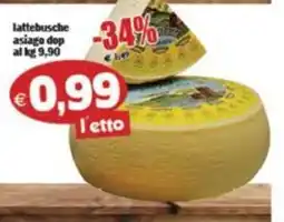 Il Castoro Supermercati lattebusche asiago dop offerta
