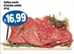 Il Castoro Supermercati fettine scelte di bovino adulto offerta