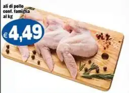 Il Castoro Supermercati ali di pollo conf. famiglia offerta