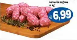 Il Castoro Supermercati salsiccia mignon offerta